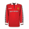 Manchester United Retro Jersey Home Long Sleeve 1998/00