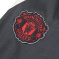 Kids Manchester United 1/2 Zipper Sweat Kit(Top+Pants) Black 2024/25