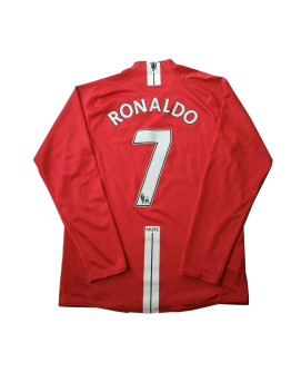 Manchester United RONALDO #7 Retro Jersey Long Sleeve 2007/08