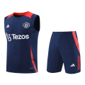 Manchester United Pre-Match Vest Kit(Jersey+Shorts) 2024/25