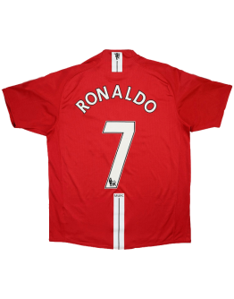 RONALDO #7 Retro Manchester United Home Jersey 2007/08