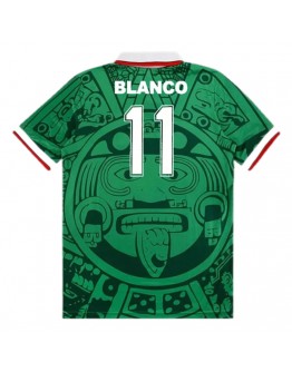 Mexico BLANCO #11 Retro Home Jersey World Cup 1998