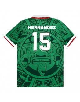 Mexico HERNANDEZ #15 Retro Home Jersey World Cup 1998