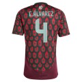 E.&Aacute;LVAREZ #4 Mexico Home Jersey Copa America 2024