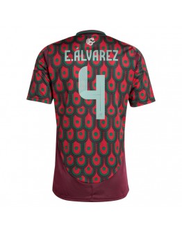 E.&Aacute;LVAREZ #4 Mexico Home Jersey Copa America 2024