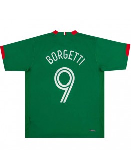 BORGETTI #9 Retro Mexico Home Jersey World Cup 2006