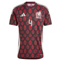 E.&Aacute;LVAREZ #4 Mexico Home Jersey Copa America 2024