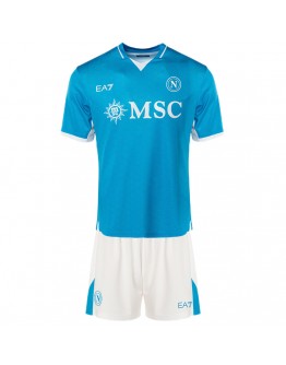 Kids Napoli Home Kit(Jersey+Shorts) 2024/25