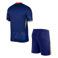 Netherlands Away Jersey Kit(Jersey+Shorts) Euro 2024