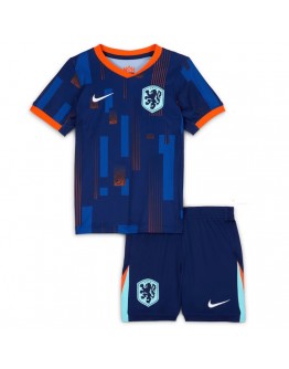 Kids Netherlands Away Jersey Kit Euro 2024