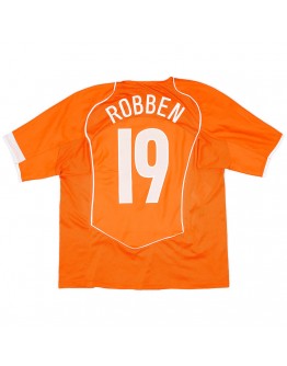 ROBBEN #19 Netherlands Retro Jersey Home EURO 2004