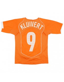 KLUIVERT #9 Netherlands Retro Jersey Home EURO 2004