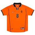 BERGKAMP #8 Retro Netherlands Home Jersey World Cup 1998