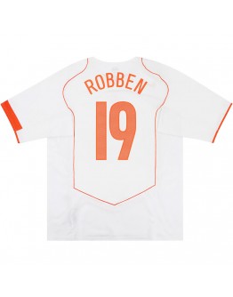 ROBBEN #19 Netherlands Retro Away Jersey EURO 2004