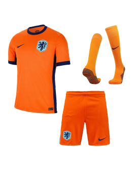 Netherlands Home Whole Kit(Jersey+Shorts+Socks) Euro 2024