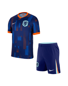 Netherlands Away Jersey Kit(Jersey+Shorts) Euro 2024