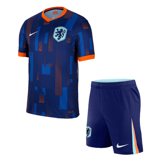 Netherlands Away Jersey Kit(Jersey+Shorts) Euro 2024