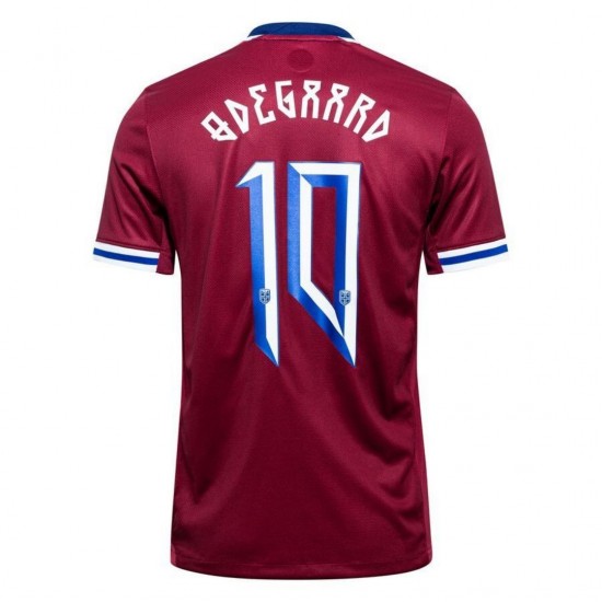 &Oslash;DEGAARD #10 Norway Home Jersey 2024