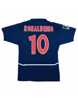 RONALDINHO #10 Retro PSG Home Jersey 2002/03