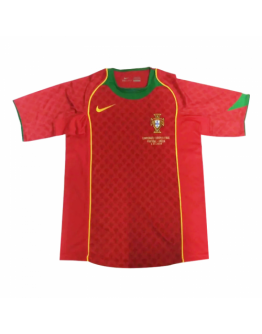 Portugal Retro Home Jersey Euro Cup Final 2004