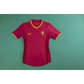 FIGO #7 Portugal Retro Home Jersey Euro Cup 2000