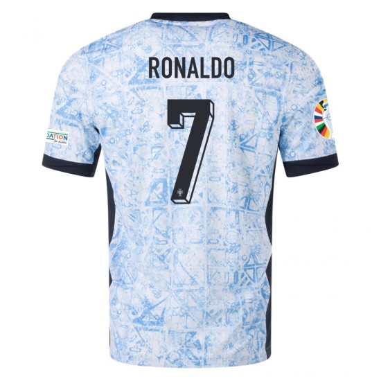 Ronaldo #7 Portugal Away Jersey Euro 2024