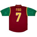 FIGO #7 Portugal Retro Home Jersey 1998