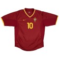 RUI COSTA #10 Portugal Retro Home Jersey Euro Cup 2000