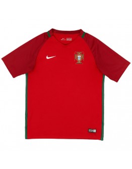 Portugal Retro Jersey Home Euro Cup 2016