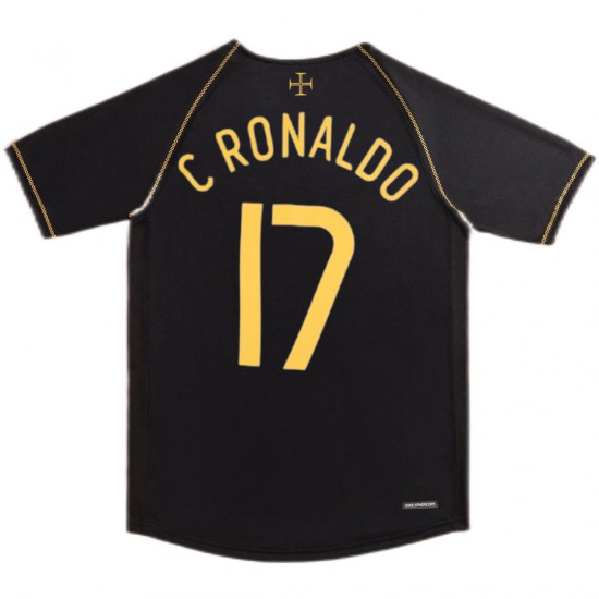 C.RONALDO #17 Retro Portugal Away Jersey World Cup 2006