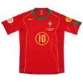 Portugal Rui Costa #10 Retro Jersey Home Euro Cup Final 2004