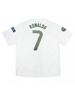 Portugal Ronaldo #7 Retro Jersey Away Euro Cup 2012