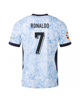 Ronaldo #7 Portugal Away Jersey Player Version EURO 2024