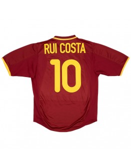 RUI COSTA #10 Portugal Retro Home Jersey Euro Cup 2000