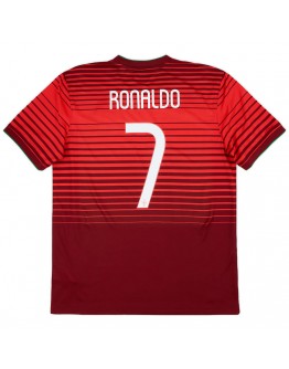 RONALDO #7 Retro Portugal Home Jersey 2014