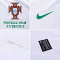 Portugal Ronaldo #7 Retro Jersey Away Euro Cup 2012