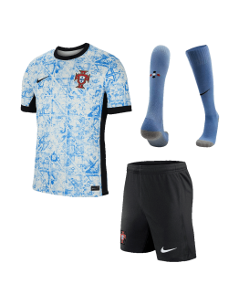 Portugal Away Whole Kit(Jersey+Shorts+Socks) Euro 2024