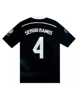 SERGIO RAMOS #4 Retro Real Madrid UCL Third Jersey 2014/15