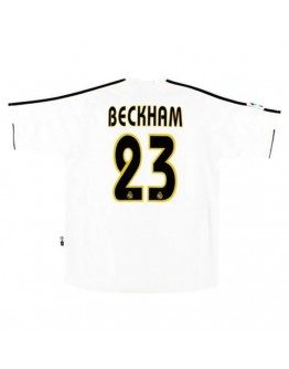 Retro Real Madrid BECKHAM #23 Home Jersey 2003/04