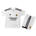 Kids Real Madrid Home Kit(Jersey+Shorts) 2024/25