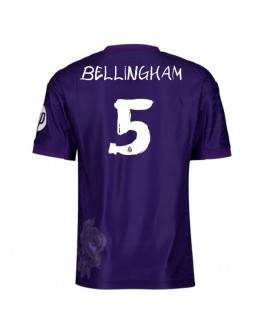 BELLINGHAM #5 Real Madrid Y-3 Fourth Jersey Purple Player Version 2023/24