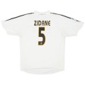 Zidane #5 Real Madrid Retro Jersey Home 2004/05