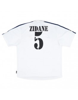 Zidane #5 Real Madrid Retro Jersey Centenary Home 2002/03