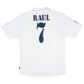 RAUL #7 Real Madrid Retro Jersey Centenary Home 2002/03