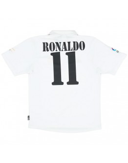 RONALDO #11 Real Madrid Retro Jersey Centenary Home 2002/03