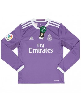 Retro Real Madrid Long Sleeve Away Jersey 2016/17