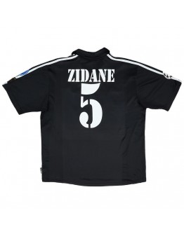 Zidane #5 Real Madrid Retro Jersey Centenary Away 2002/03