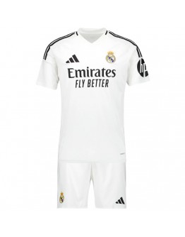 Kids Real Madrid Home Kit(Jersey+Shorts) 2024/25