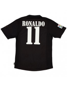 Ronaldo #11 Real Madrid Retro Jersey Centenary Away 2002/03