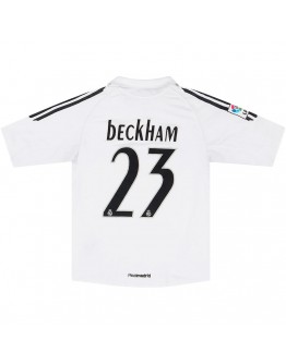 Beckham #23 Retro Real Madrid Home Jersey 2005/06